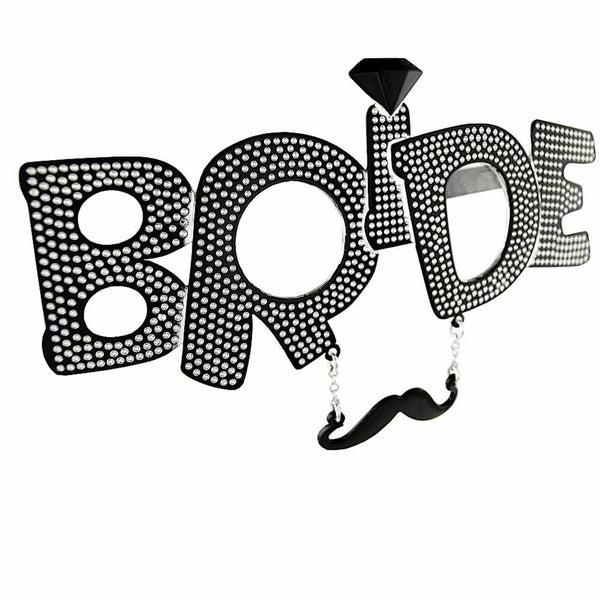 Bride Glasses with Mustache | Sun-Staches